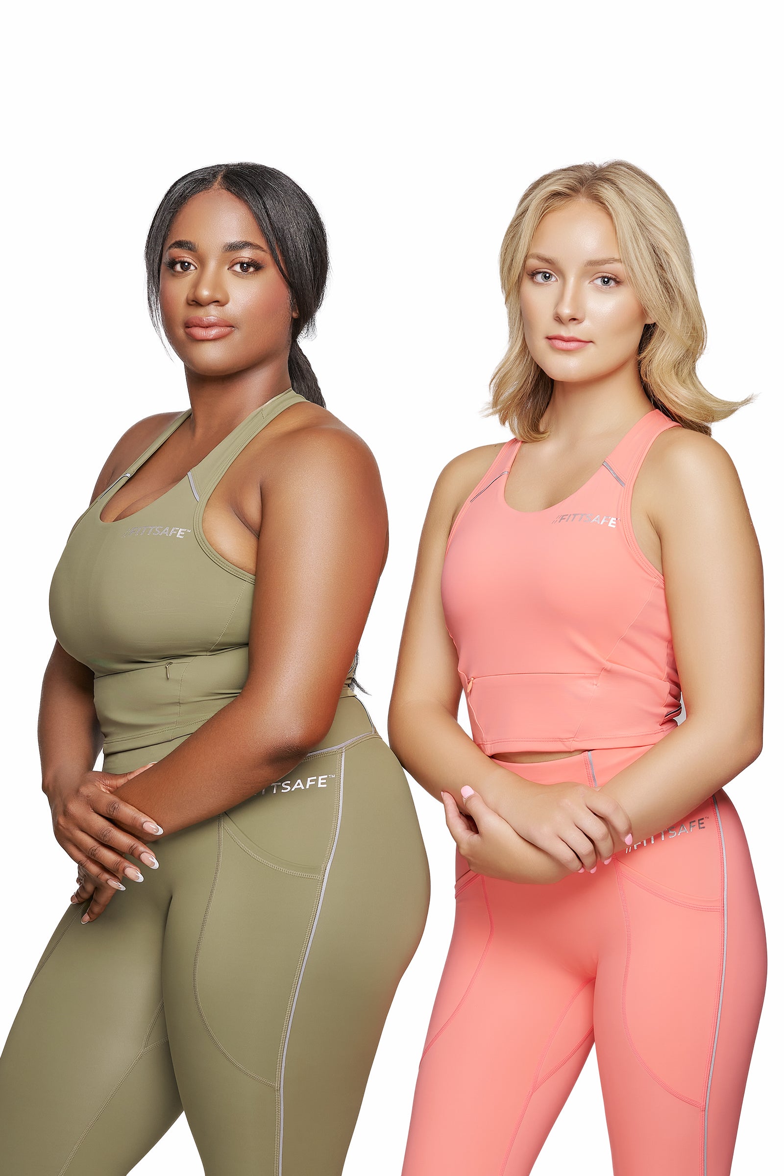 High Impact Reflective Pocket Sports Bra (Green)