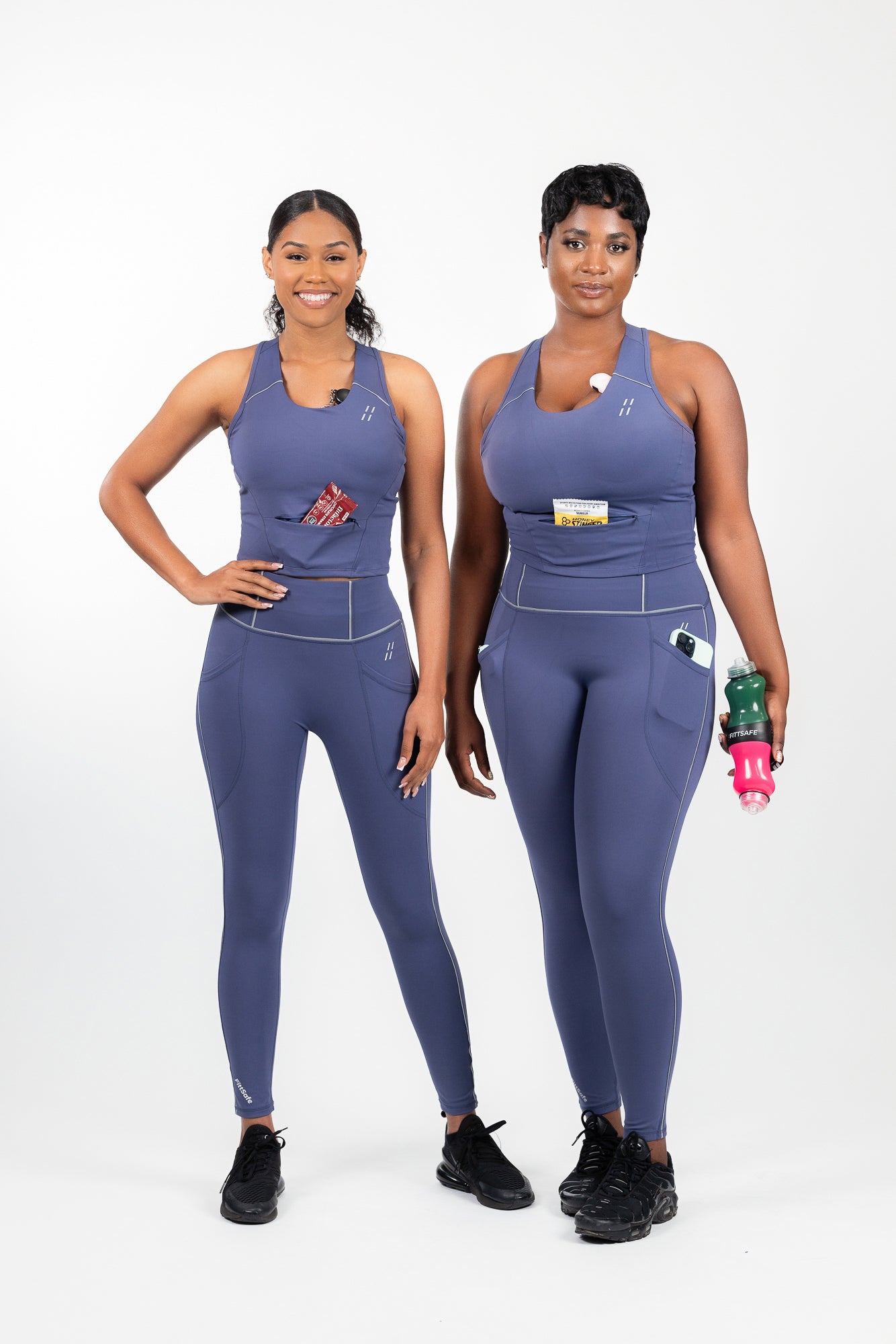 Body Sculpting Reflective Leggings (Purple)