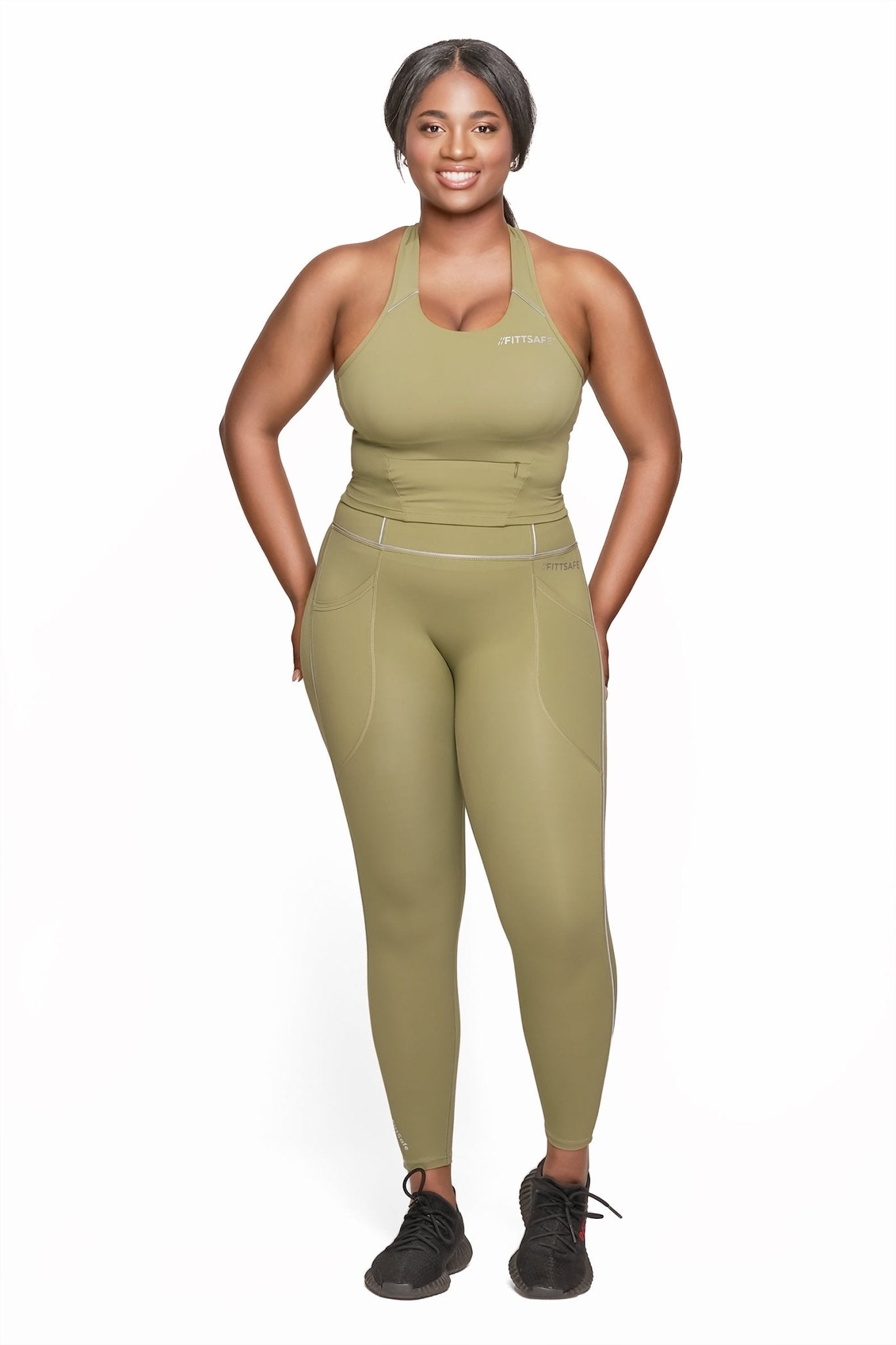 Body Sculpting Reflective Leggings - Fittsafe