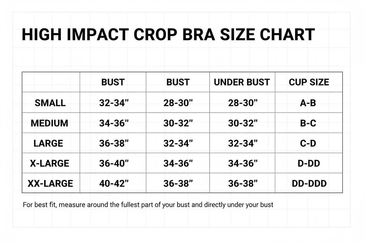 High Impact Crop Bra - BGM Tread Tribe Edition - Limited Quantities Available - Fittsafe