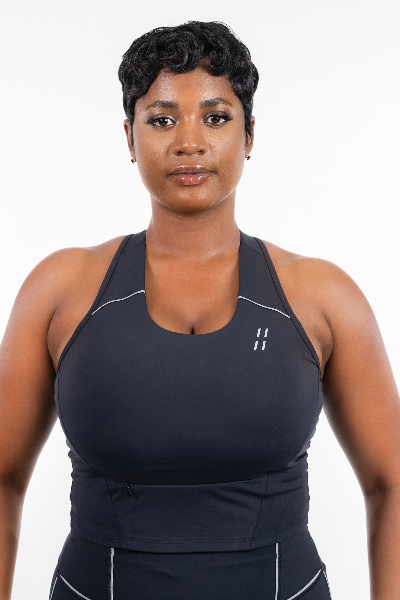 High Impact Reflective Pocket Sports Bra