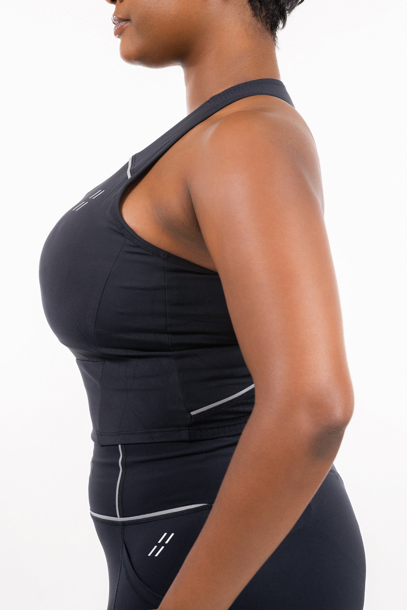 High Impact Reflective Pocket Sports Bra