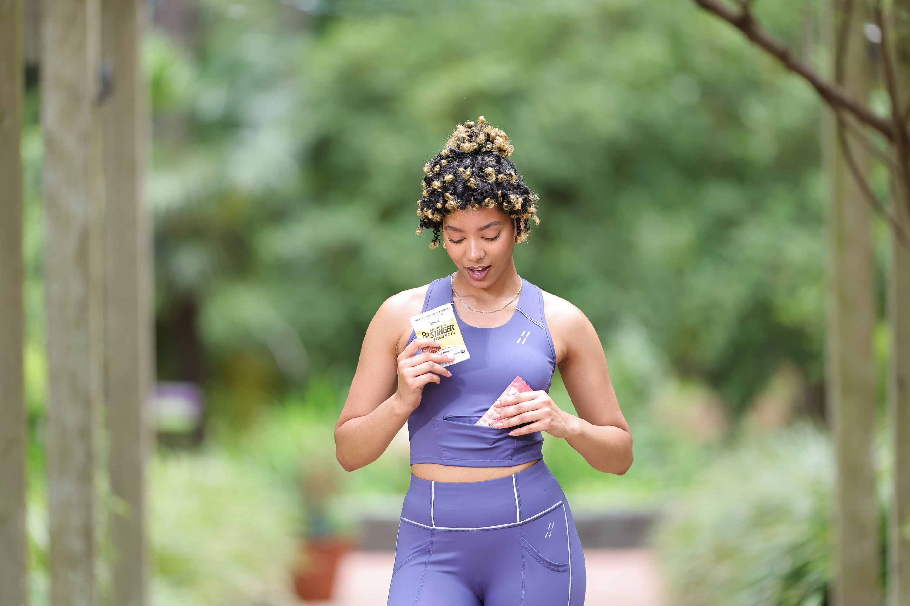 High Impact Reflective Pocket Sports Bra