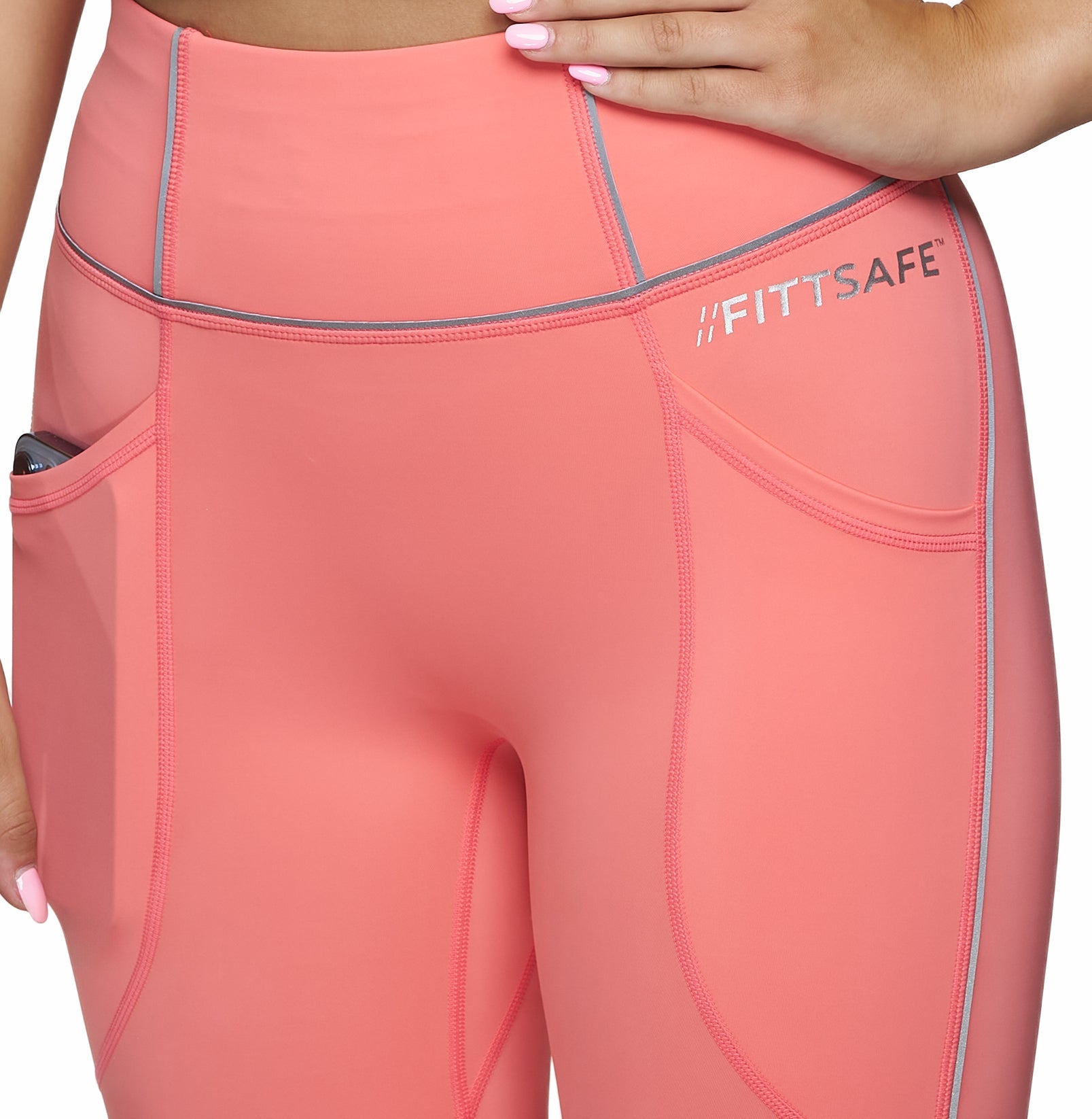 Body Sculpting Reflective Leggings - Fittsafe