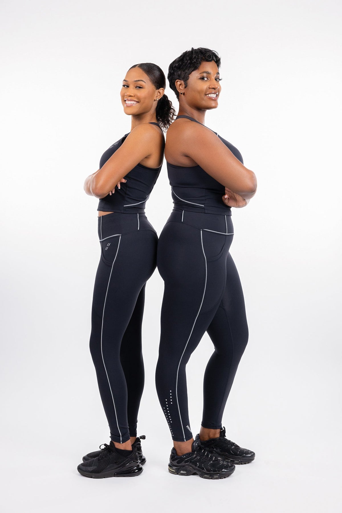 Body Sculpting Reflective Leggings - Fittsafe